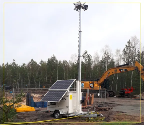 Zasilanie fotowoltaiczne na budowie